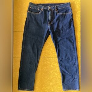 Levi's Dark Blue Straight Jeans